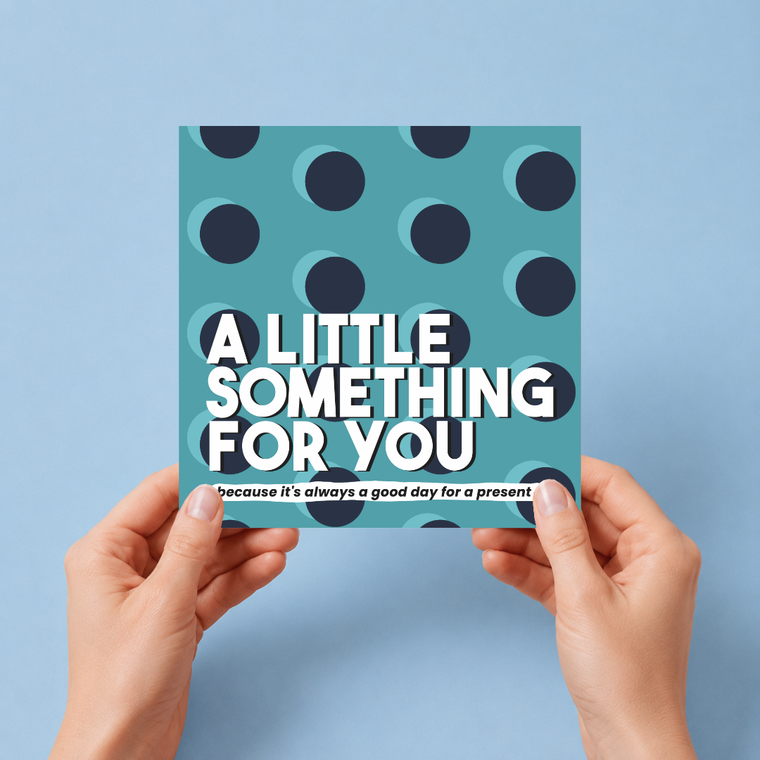 Spot Pattern Letterbox Gift | Novelty Socks & Greeting Card Gift Box