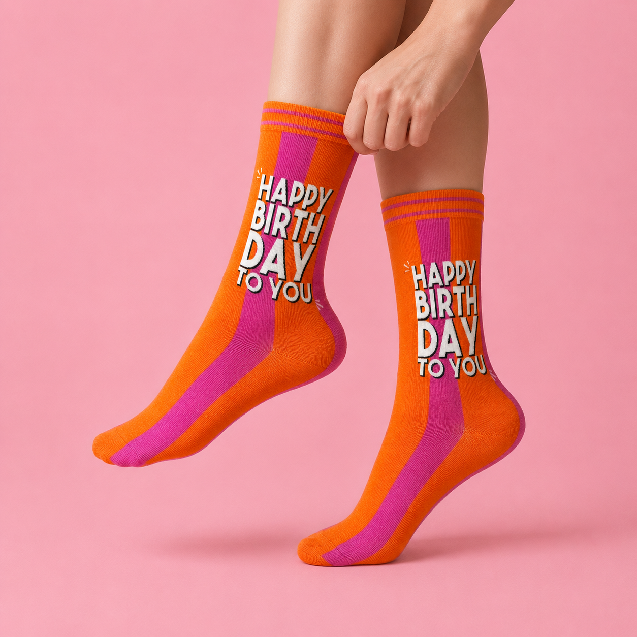 Happy Birthday To You Letterbox Gift | Novelty Socks & Greeting Card Gift Box