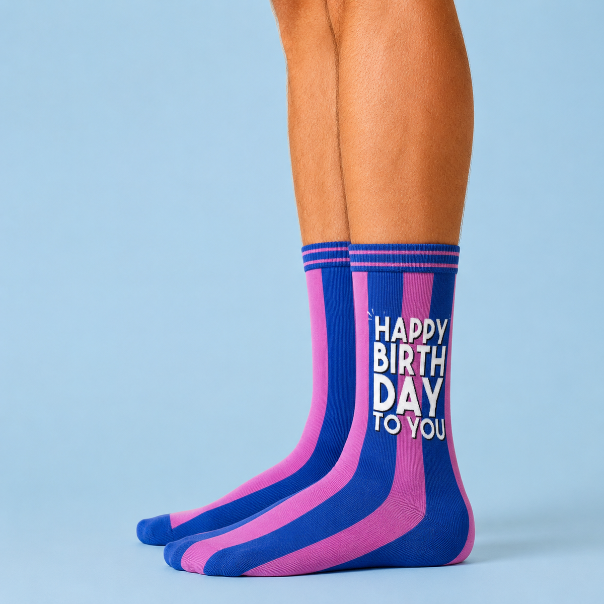 Happy Birthday To You Letterbox Gift | Novelty Socks & Greeting Card Gift Box