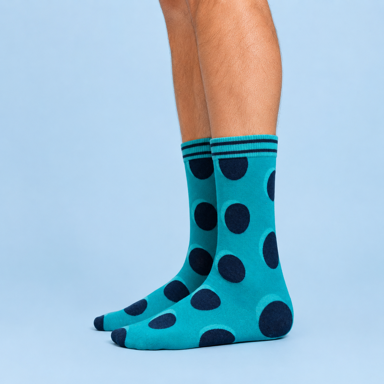 Spot Pattern Letterbox Gift | Novelty Socks & Greeting Card Gift Box